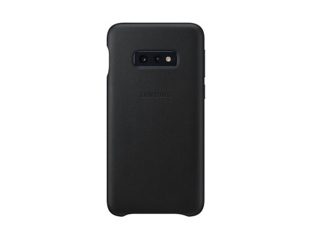 Твърди гърбове Твърди гърбове за Samsung Луксозен гръб от естествена кожа оригинален EF-VG970LBEG за Samsung Galaxy S10e G970 черен